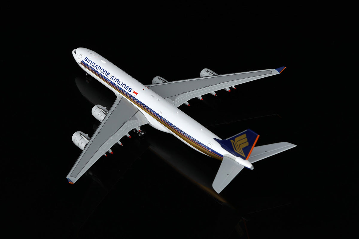 HX Models A530111 1:400 Singapore A340-500 "LEADERSHIP" 9V-SGB