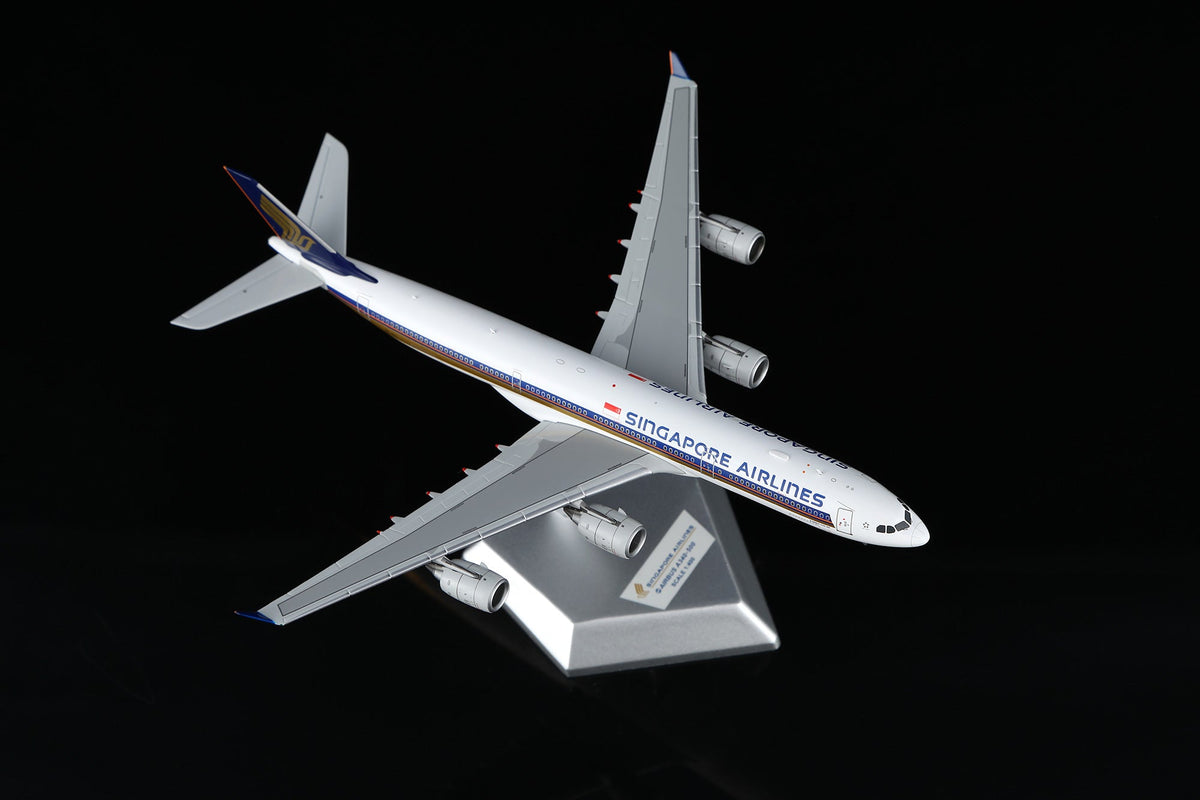 HX Models A530116F 1:400 Singapore A340-500 9V-SGC "Flaps Down"
