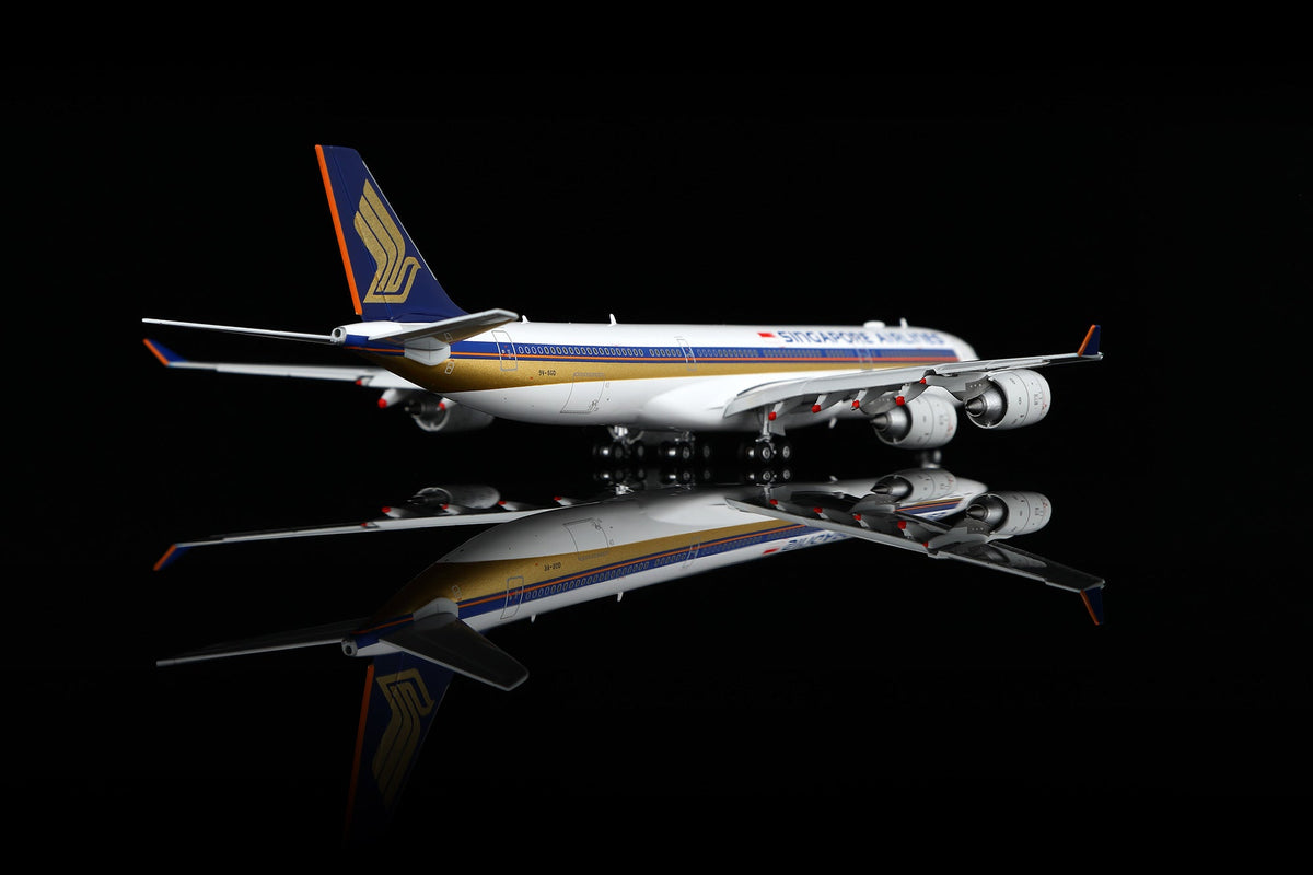 HX Models A530117F 1:400 Singapore A340-500 9V-SGD "Flaps Down"