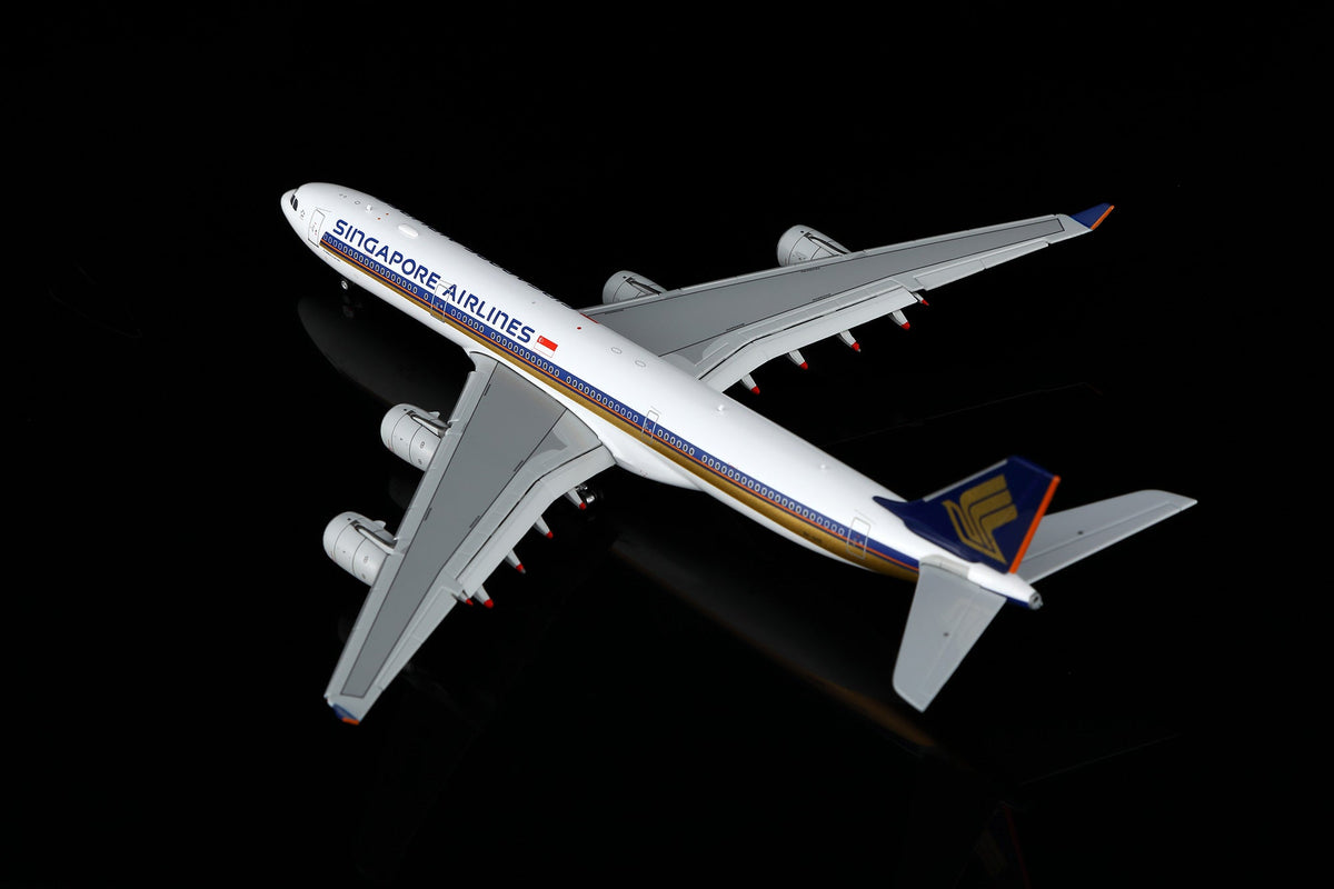 HX Models A530117F 1:400 Singapore A340-500 9V-SGD "Flaps Down"