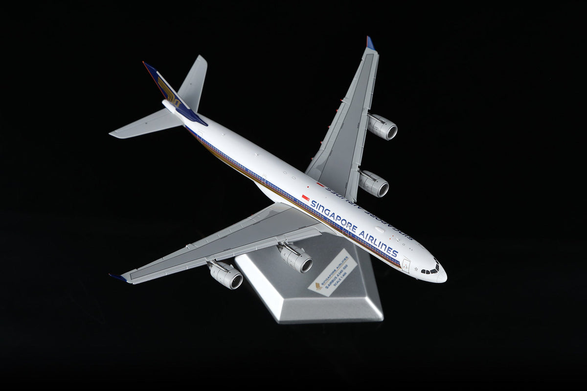 HX Models A530117F 1:400 Singapore A340-500 9V-SGD "Flaps Down"