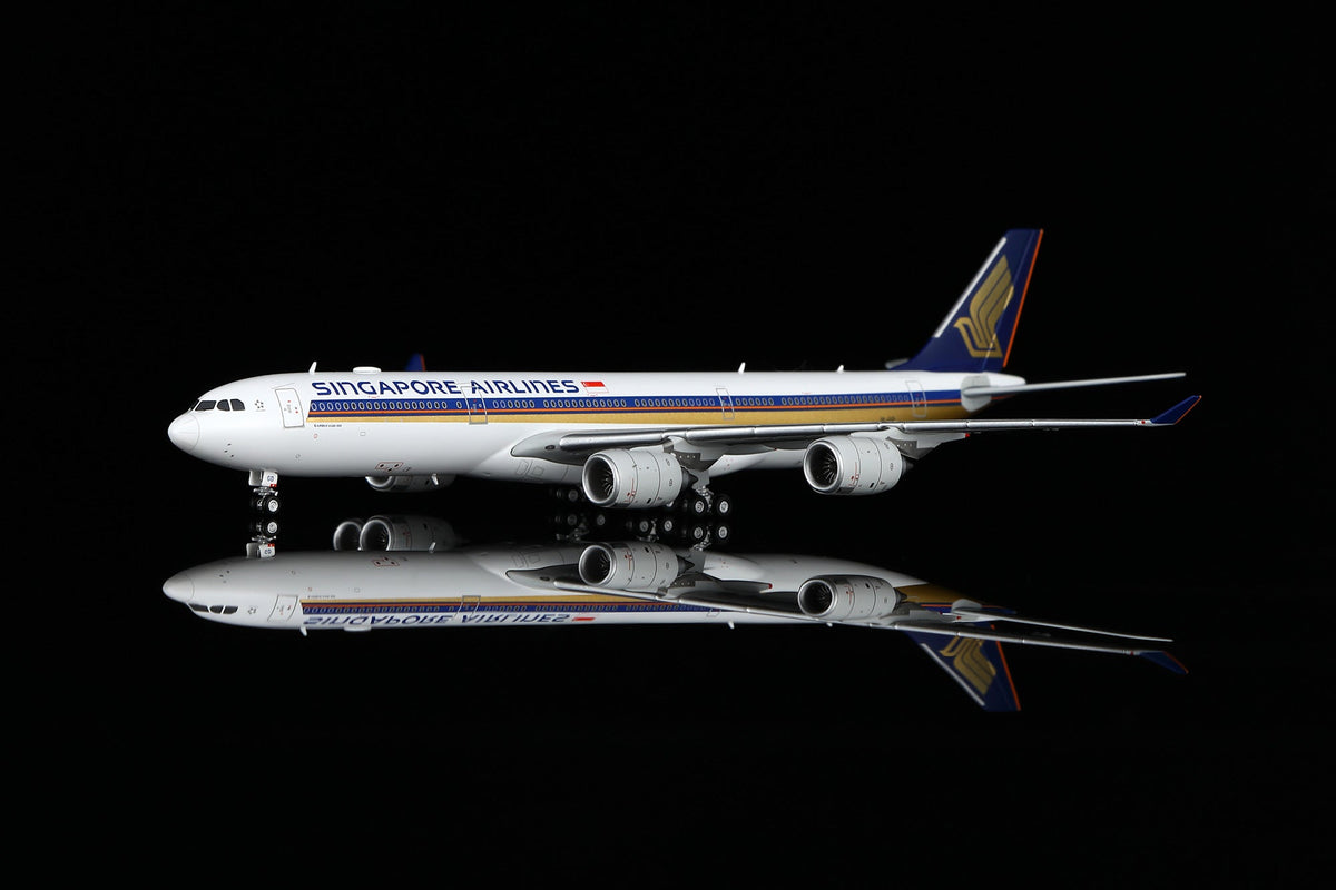 HX Models A530117F 1:400 Singapore A340-500 9V-SGD "Flaps Down"
