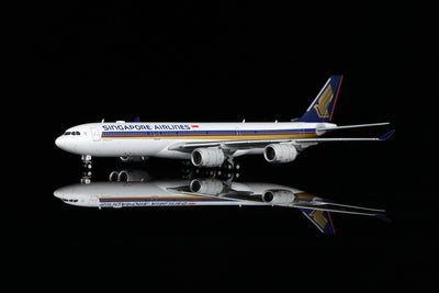 HX Models A530117F 1:400 Singapore A340-500 9V-SGD "Flaps Down"