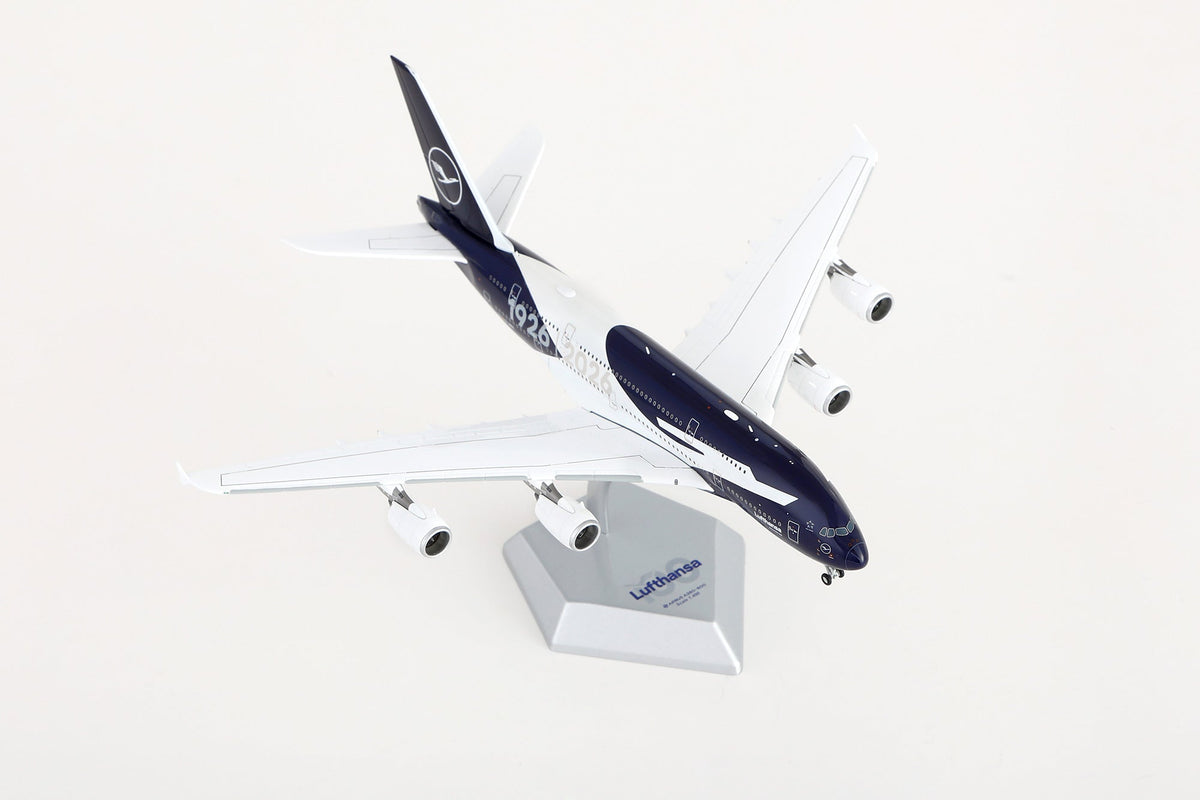HX Models A580901F 1:400 Lufthansa A380 D-AIMH “100th”Anniversary "Flaps Down"