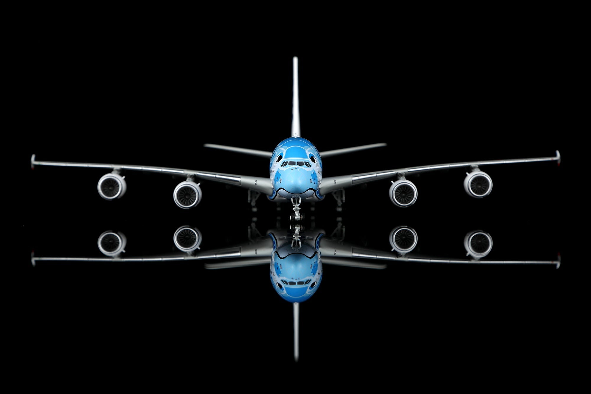 HX Models A582301 1:400 ANA A380 JA381A Flying Honu Blue Turtle