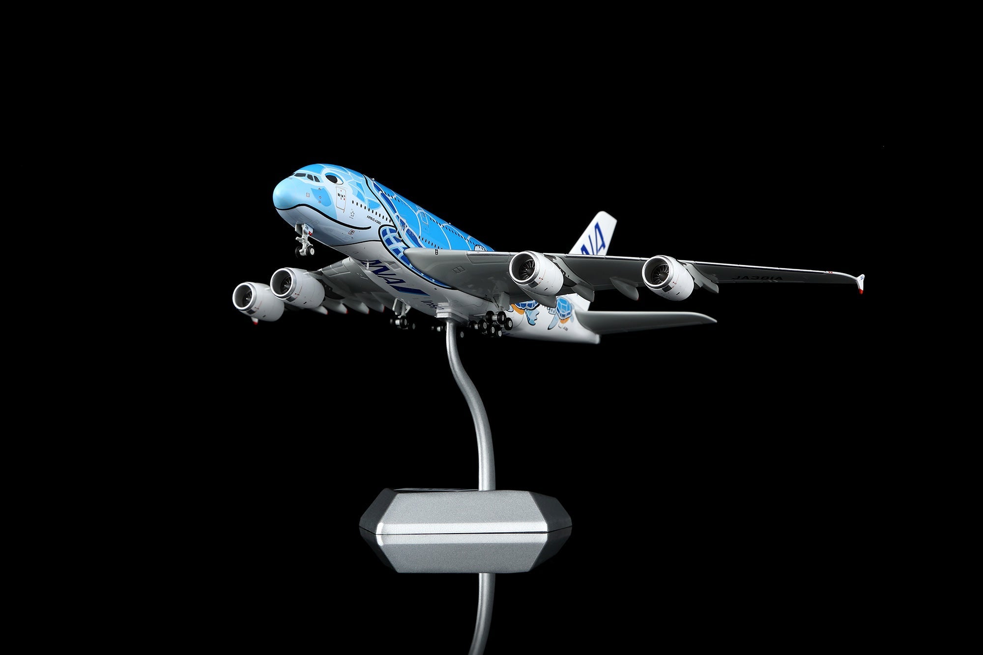 HX Models A582301 1:400 ANA A380 JA381A Flying Honu Blue Turtle