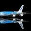 HX Models A582301F 1:400 ANA A380 "Flying Honu-Lani（Blue Turtle）"Flaps Down" JA381A