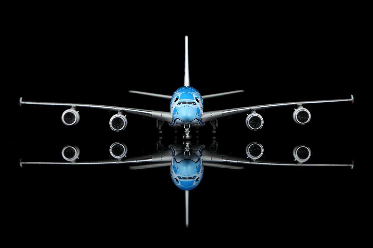 HX Models A582301F 1:400 ANA A380 "Flying Honu-Lani（Blue Turtle）"Flaps Down" JA381A