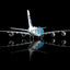 HX Models A582302F 1:400 ANA A380 "Flying Honu-Lani（Green Turtle）"Flaps Down" JA382A