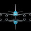 HX Models A582302F 1:400 ANA A380 "Flying Honu-Lani（Green Turtle）"Flaps Down" JA382A