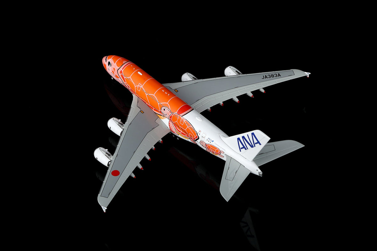 HX Models A582303 1:400 ANA A380 "Flying Honu-Lani（Orange Turtle）JA383A