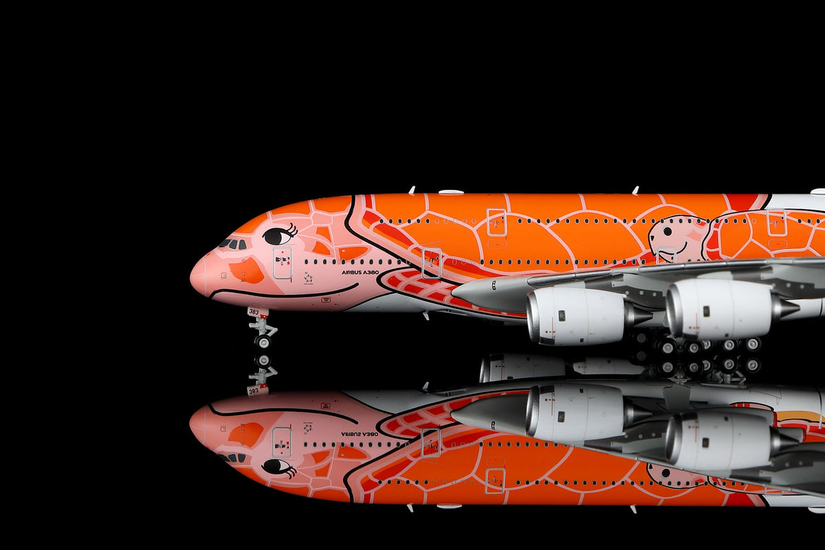 HX Models A582303 1:400 ANA A380 "Flying Honu-Lani（Orange Turtle）JA383A