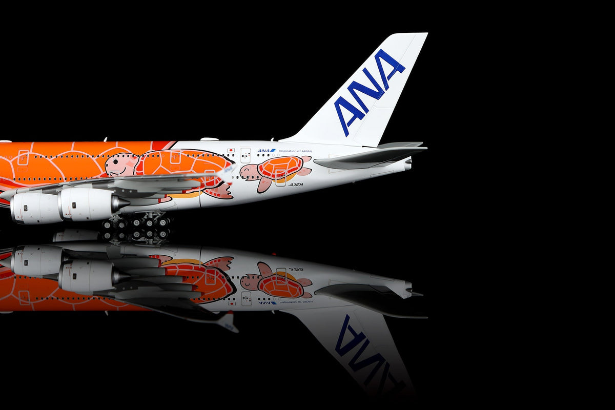 HX Models A582303 1:400 ANA A380 "Flying Honu-Lani（Orange Turtle）JA383A