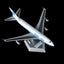 HX Models B551409P 1:400 Pan Am B747-100 "Clipper Crest of the Wave" N748PA