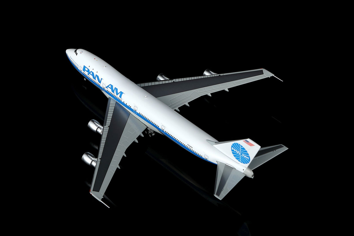 HX Models B551409P 1:400 Pan Am B747-100 "Clipper Crest of the Wave" N748PA