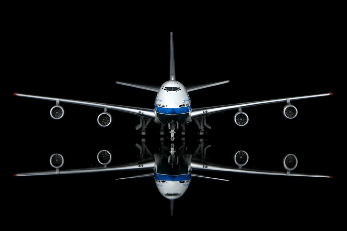 HX Models B551409PF 1:400 Pan Am B747-100 "Clipper Crest of the Wave" "Flaps Down" N748PA