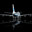 HX Models B551412P 1:400 Pan Am B747-100 "Clipper Dashing Wave" N749PA