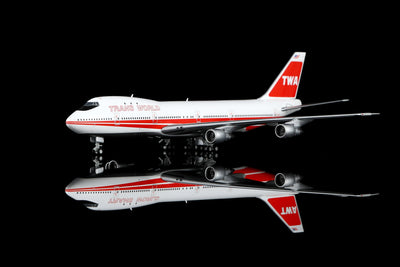 HX Models B551702P 1:400 Trans World Airlines B747-100 N53111