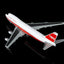 HX Models B551702PF 1:400 Trans World Airlines B747-100"Flaps Down"N53111