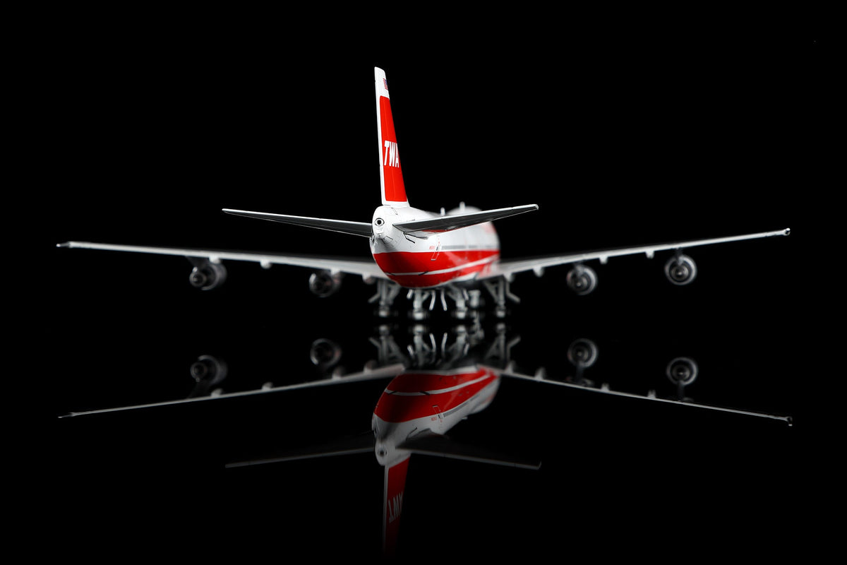 HX Models B551702PF 1:400 Trans World Airlines B747-100"Flaps Down"N53111