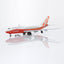 HX Models B631002F 1:400 Boeing Company B747 - 8 Red "House livery" Flaps - Down Version