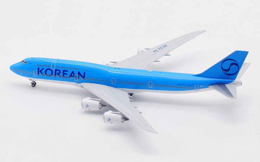 HX Models B631202 1:400 Korean Air Boeing B747 - 8 HL7638 "NEW Livery "Standard Version