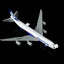 HX Models B632101C 1:400 Nippon Cargo Airlines B747-8F JA12KZ "Interactive Series"