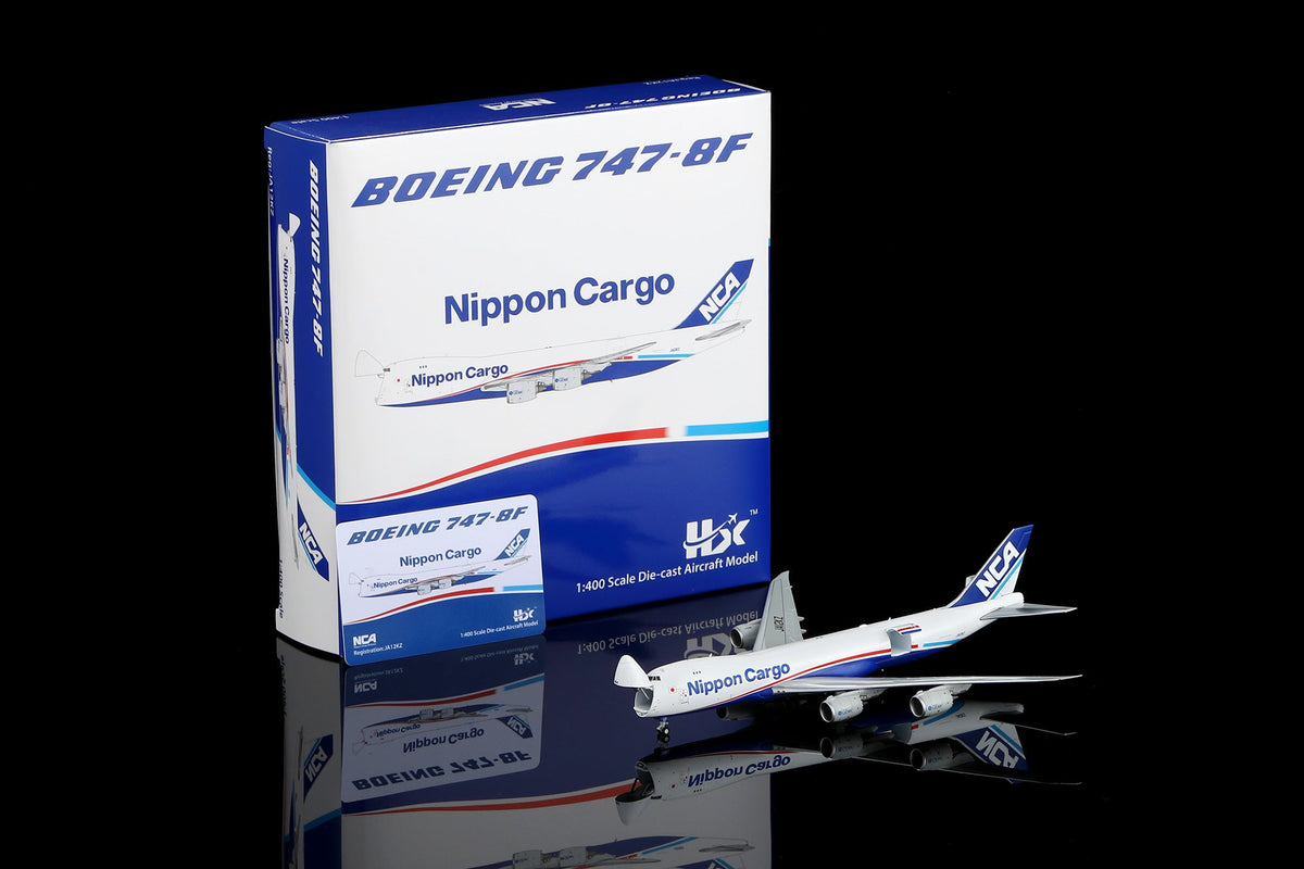 HX Models B632101C 1:400 Nippon Cargo Airlines B747-8F JA12KZ "Interactive Series"