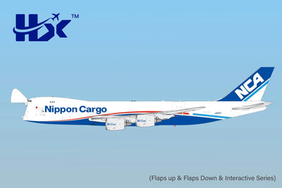 HX Models B632101F 1:400 Nippon Cargo Airlines B747-8F JA12KZ "Flaps Down"