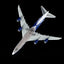 HX Models B632602F 1:400 Air Bridge Cargo B747-8F VP-BBY "Flaps Down"