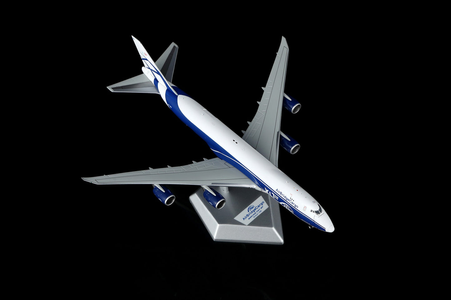 HX Models B632602F 1:400 Air Bridge Cargo B747-8F VP-BBY "Flaps Down"
