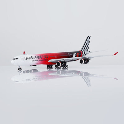 HX Models HY346099 1:400 Etihad Airways A340 - 642 A6 - EHJ "Abu Dhabi GP 2013" Standard Version