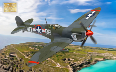 Pre-Order Corgi AA29104 1:72 Supermarine Spitfire Mk.IXc 'Porky II' - 31st USAAF - Lt. Robert Connor