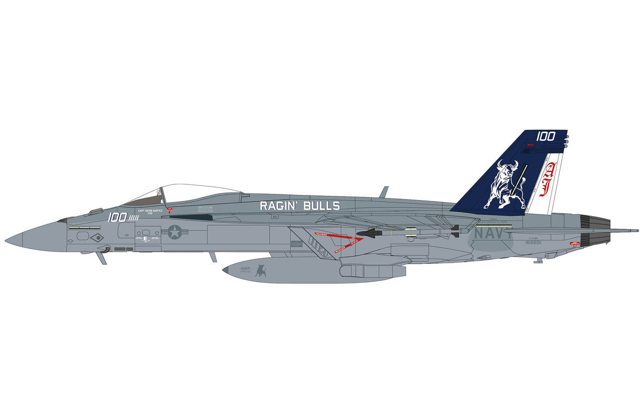 Pre-Order Hobby Master HA5146 1:72 F/A-18E "Operation Epic Fury" 166601, VFA-37 "Ragin' Bulls", March 2026
