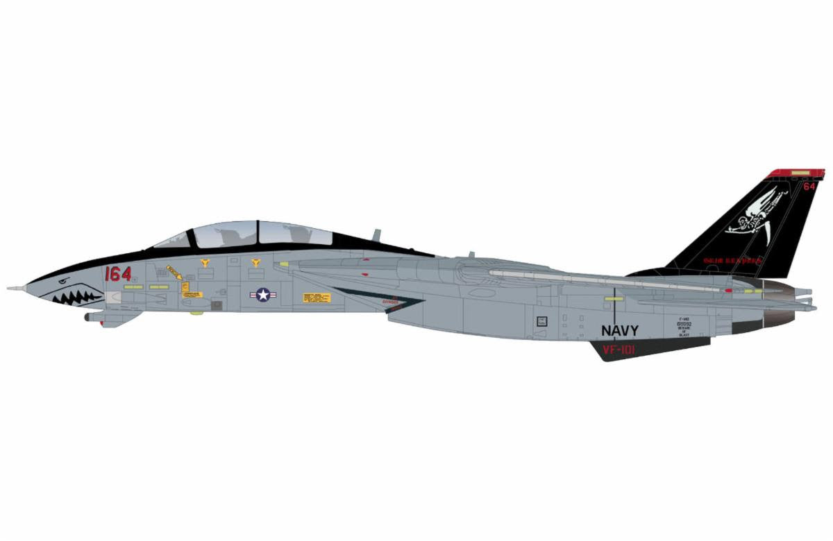 Pre-Order Hobby Master HA5266 1:72 F-14D Tomcat 164342, VF-101 "Grim Reapers", 2002