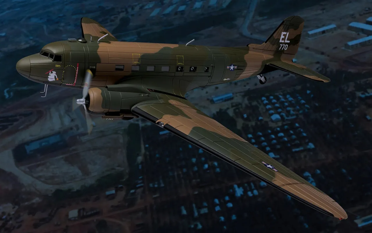 Pre-Order Corgi AA38212A 1:72 Douglas™ AC-47 Gunship, 'Spooky 71', Vietnam 1969