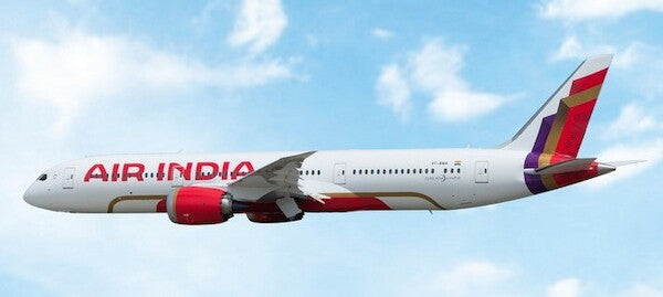 Pre-Order Phoenix Models 12103 1:400 Air India B787-9 VT-AWB