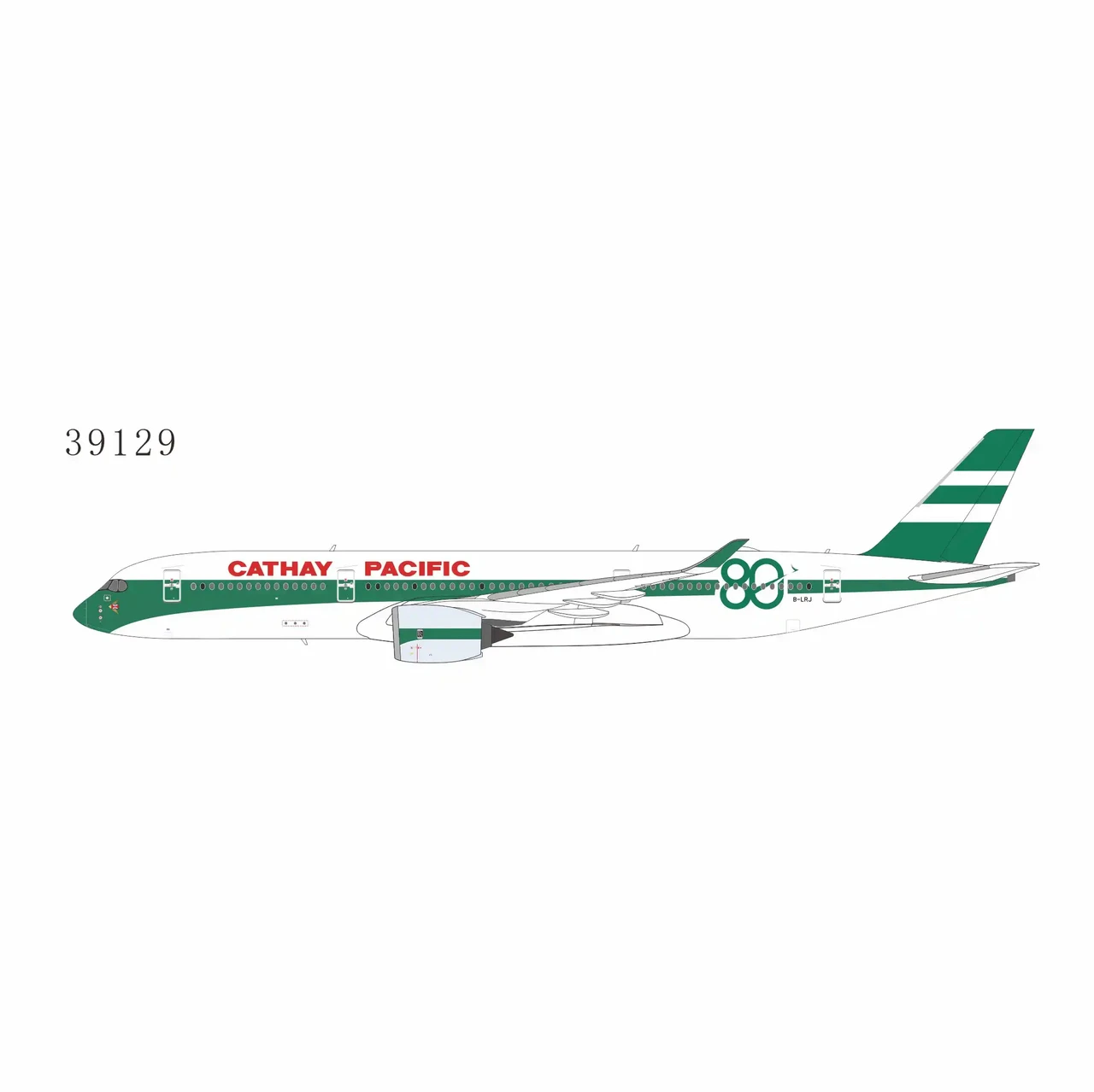 NG Models 39129 1:400 Cathay A350-900 B-LRJ 80th Anniversary