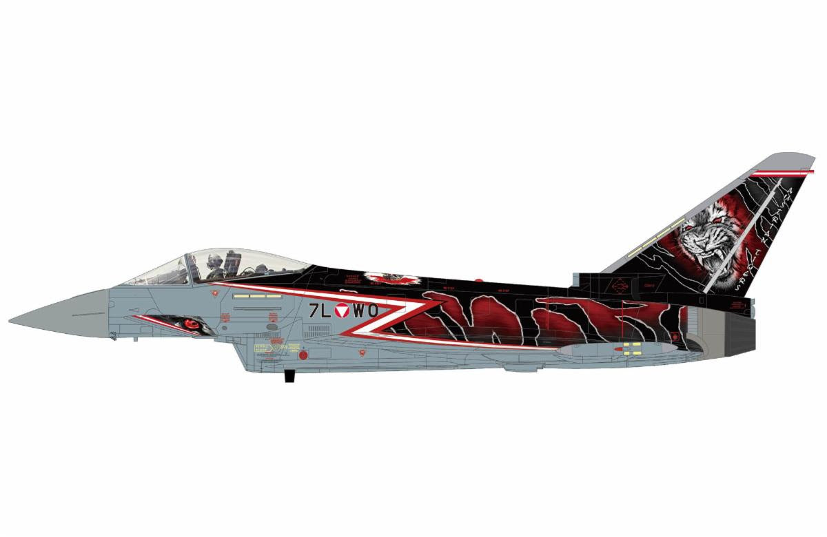 Pre-Order Hobby Master HA6636 1:72 Eurofighter Typhoon 7L+WO, Austrian AF, "Tiger Meet 2024"