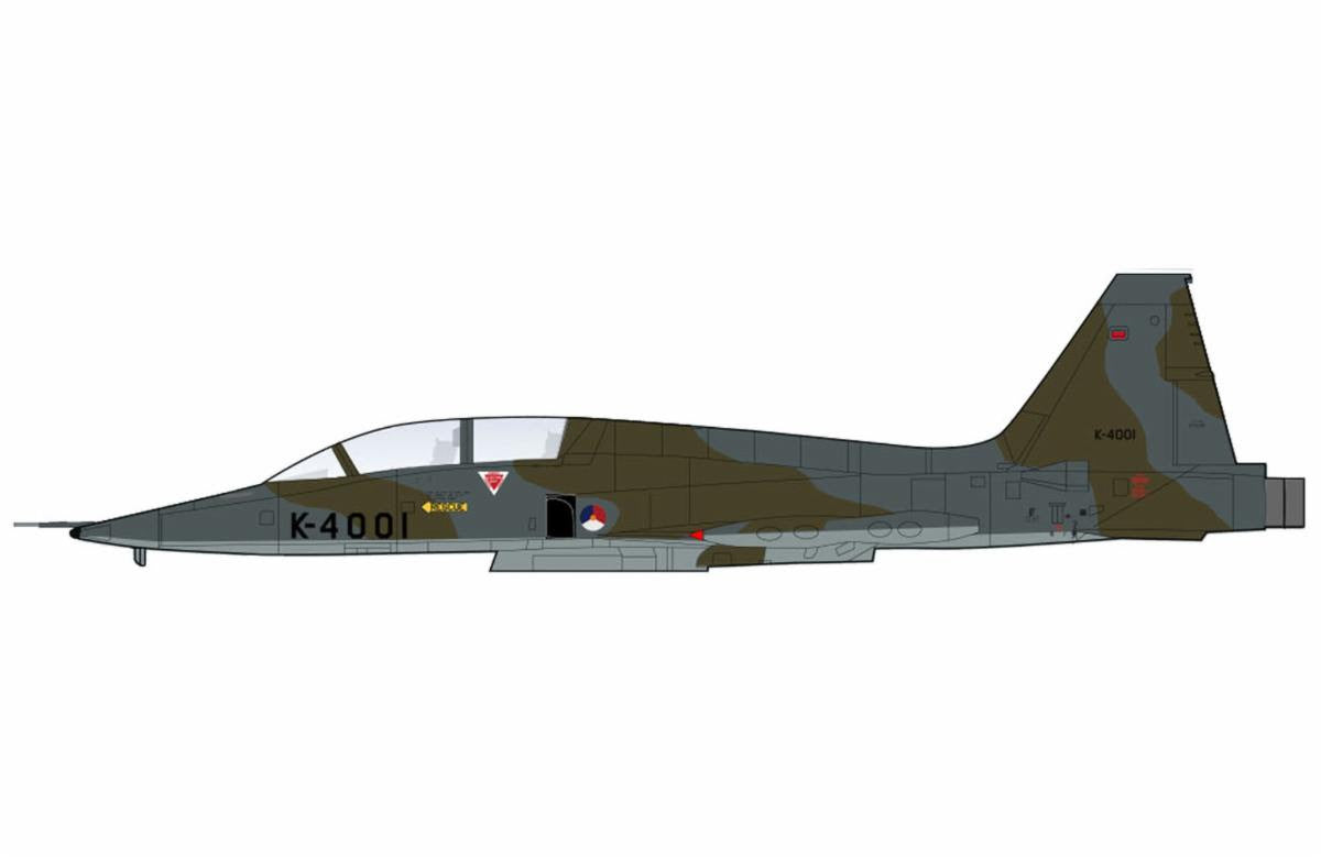 Pre-Order Hobby Master HA33018 1:72 NF-5B Freedom Fighter K-4001, 313 Sqn., Netherlands AF, 1980s