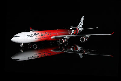 Pre-Order SQ Wings L2171 1:200 Etihad Airways Airbus A340-600 A6-EHJ "ABU DHABI GRAND PRIX 2015"