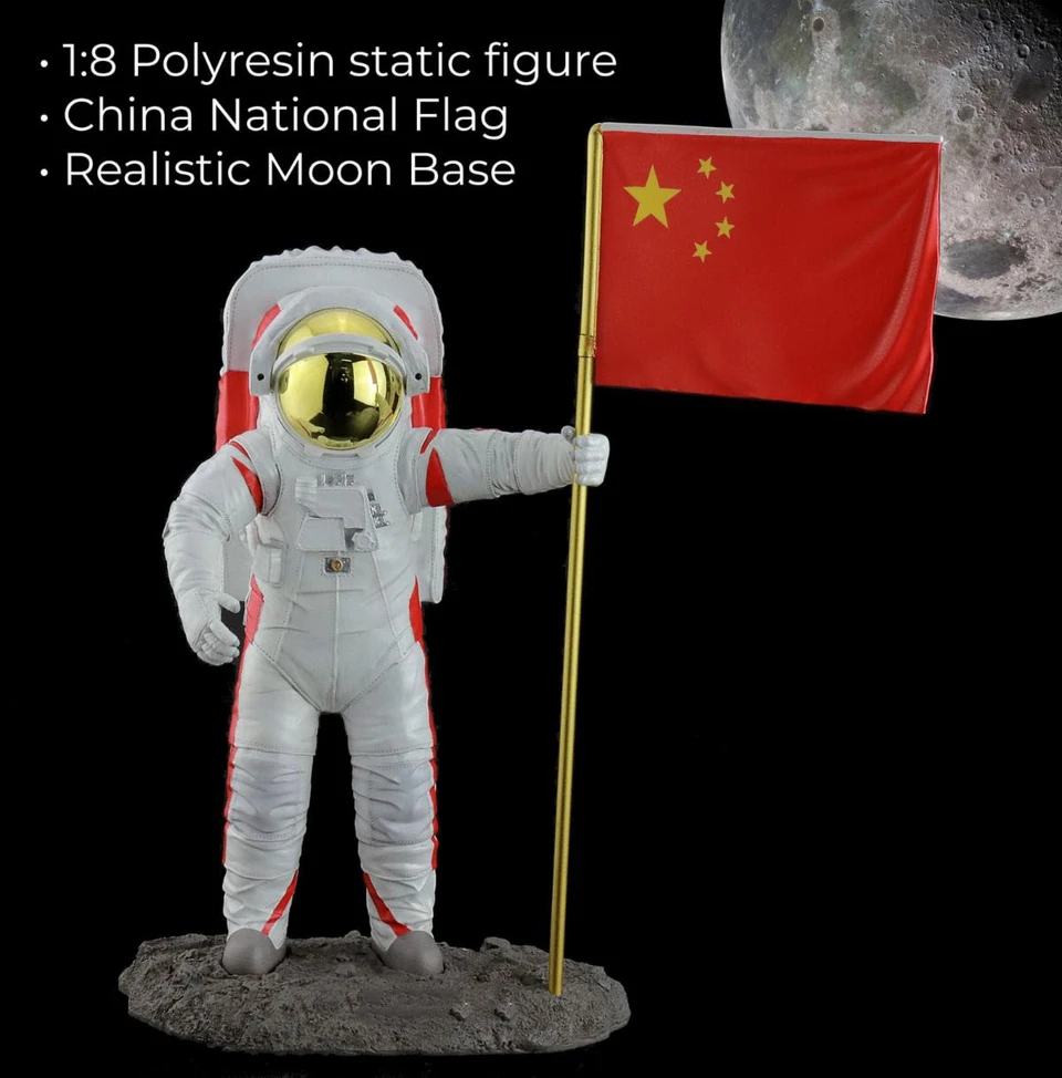 Pre-Order Hobby Master HF8003 1:8 China Astronauts High-tech Spacesuit for 2030 Moon Landing