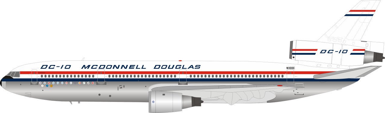 InFlight IF - DC10 - 50 1:200 DC - 10 McDonnell Douglas House Colors N10DC