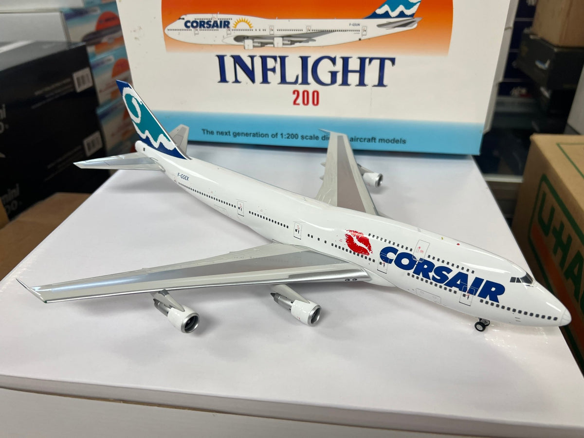InFlight IF743SEX0619 1:200 Corsair Boeing 747 - 300 F - GSEX "Lips livery"