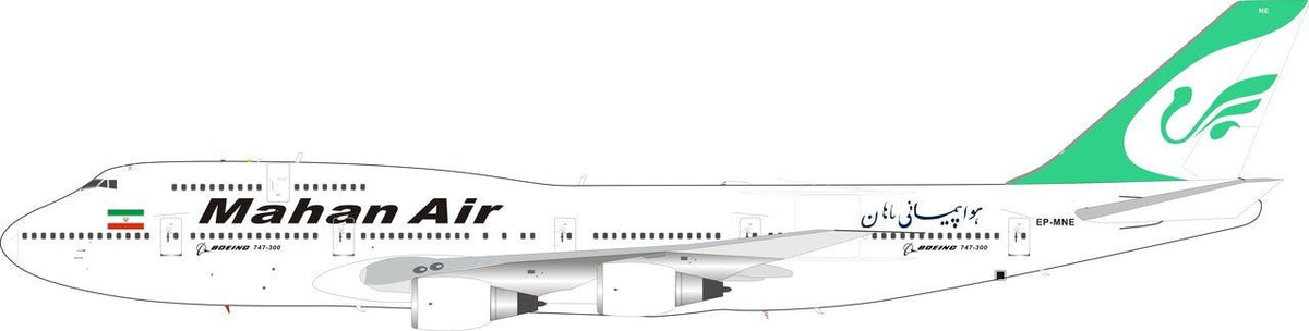*InFlight IF743W50419 1:200 Mahan Air Boeing 747 - 300 EP - MNE