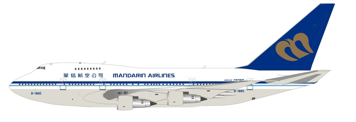 *InFlight IF747SPMDA001 1:200 Mandarin Airlines Boeing 747SP B - 1880