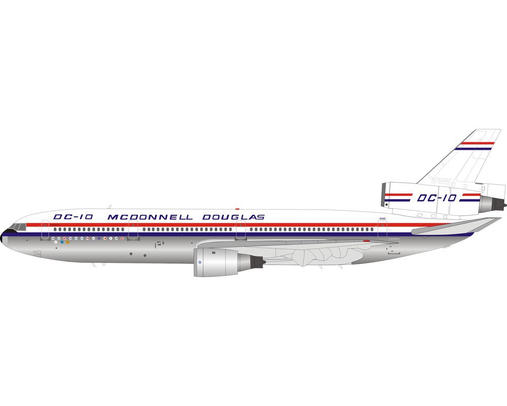 Inflight IFDC100815P 1:200 McDonnell Douglas DC - 10 House Colors N10DC