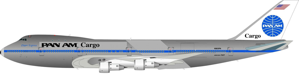 *Inflight IFJET52P 1:200 Pan Am Cargo Boeing 747 - 100 "Express Clipper"