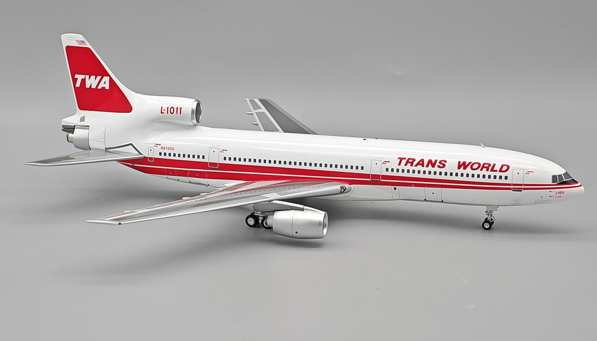 InFlight200 1011 - 026 1:200 Trans World Airlines – TWA Lockheed L - 1011 - 385 - 1 - 15 TriStar 100 N81026 - LTD 49 MODELS