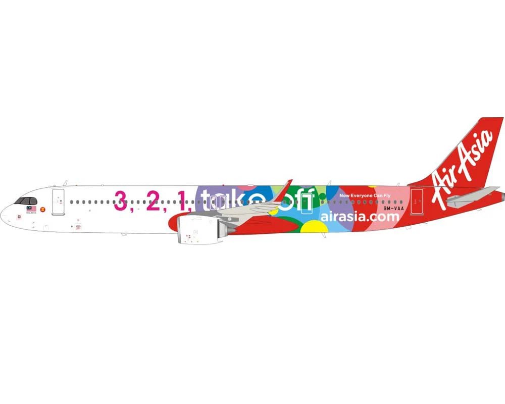 *InFlight200 HH - 321 - 01 1:200 Air Asia Airbus A321 SM - VAA